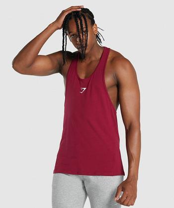 Stringers Męskie Gymshark Critical 2.0 Bordowe | PL 3726XYU